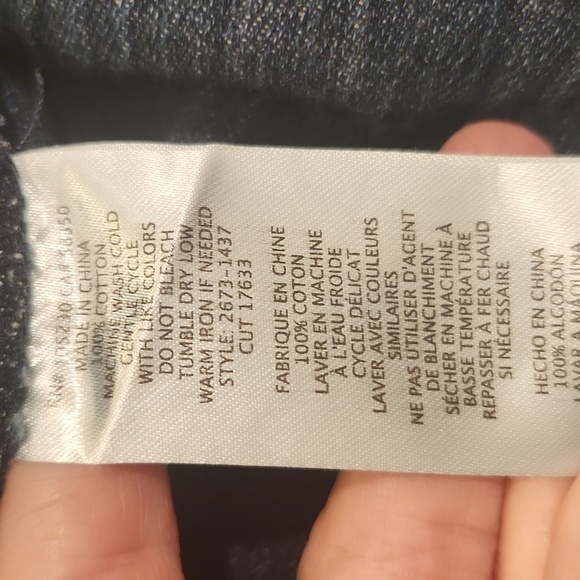 Current/ElliottThe Patch Pocket Workman Shirt, Dreamer Stripe size 2! - Picture 6 of 11